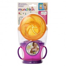 Munchkin满趣健 婴儿防漏零食杯 易拿零食碗 宝宝零食盒一个 随机发货